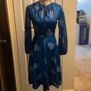 Vintage blue dress